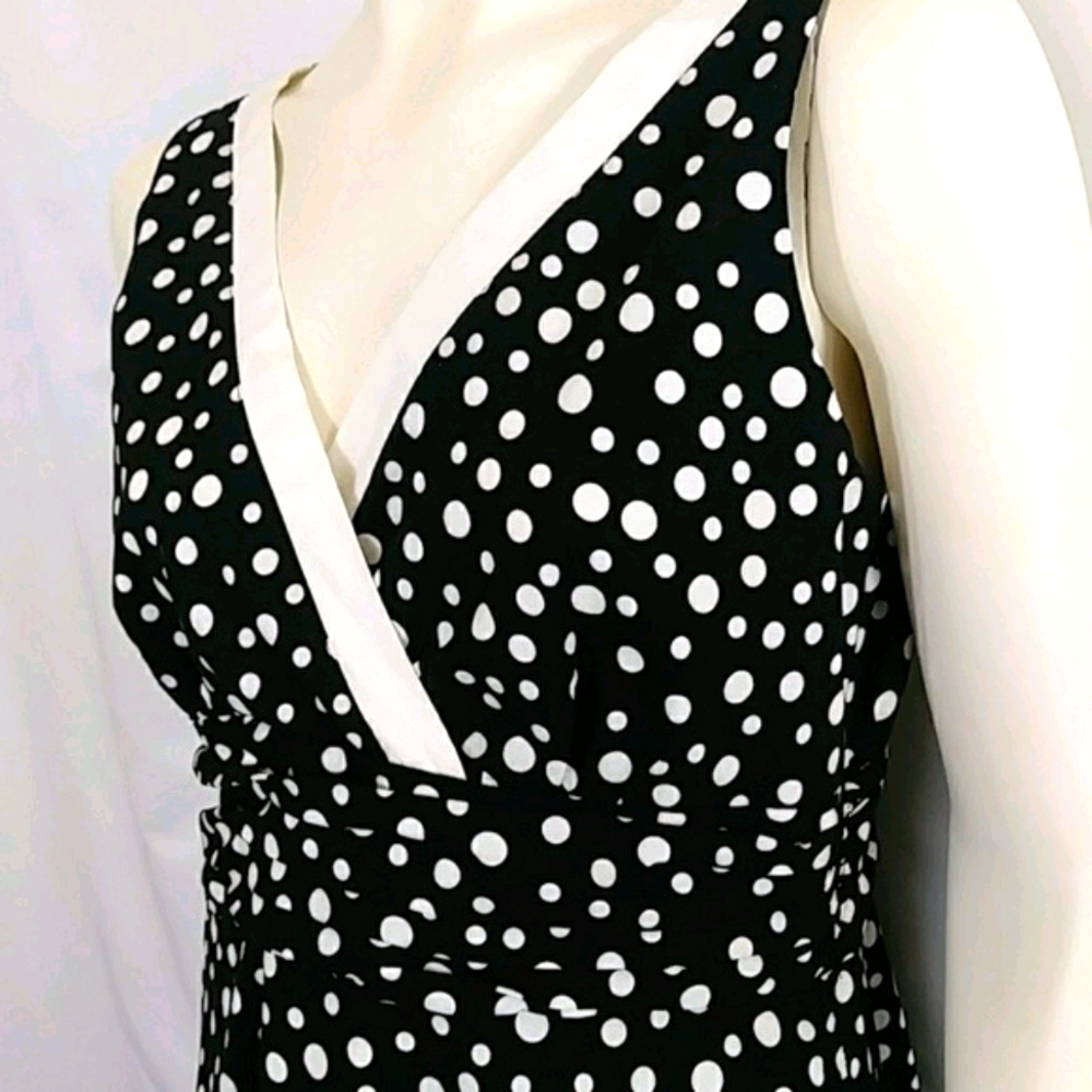 Amanda Lane Cotton Polka Dots Sz 14